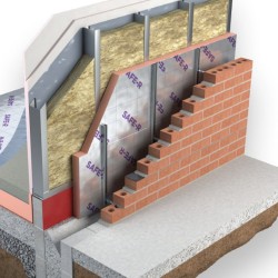 60mm Unilin Safe-R SR/FB Phenolic Insulation Framing Board (pack of 5)