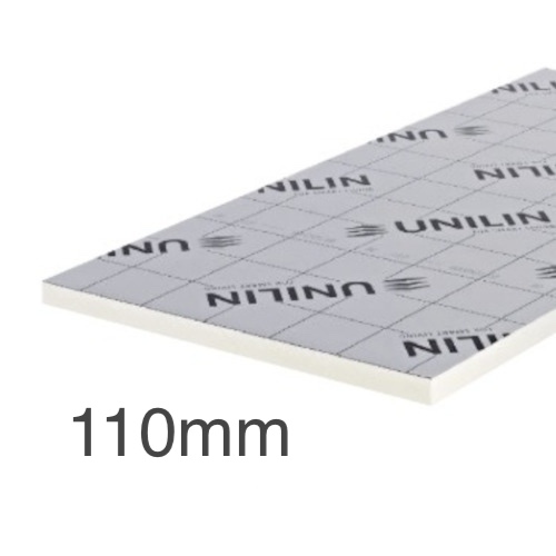 110mm Unilin XT/TF PIR Rigid Insulation Board - Timber Framed Walls - 1200mm x 2400mm 110mm Unilin XT/TF PIR Rigid Insulation Board - Timber Framed Walls - 1200mm x 2400mm