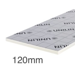 120mm Unilin XT/PR-UF PIR Rigid Insulation Board - 1200mm x 2400mm