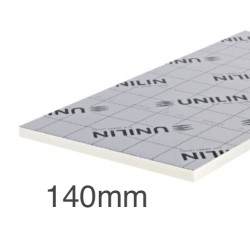 140mm Unilin XT/PR-UF PIR Rigid Insulation Board - 1200mm x 2400mm