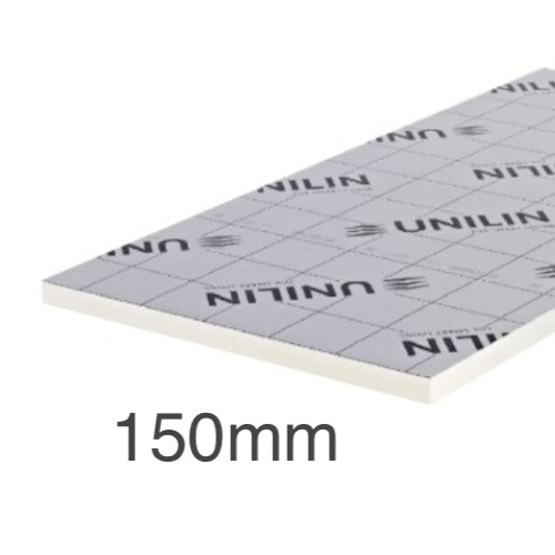 150mm Unilin XT/TF PIR Rigid Insulation Board - Timber Framed Walls - 1200mm x 2400mm 150mm Unilin XT/TF PIR Rigid Insulation Board - Timber Framed Walls - 1200mm x 2400mm