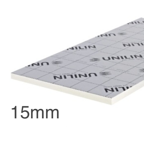 15mm Unilin XT/PR-UF PIR Rigid Insulation Board - 1200mm x 2400mm 15mm Unilin XT/PR-UF PIR Rigid Insulation Board - 1200mm x 2400mm