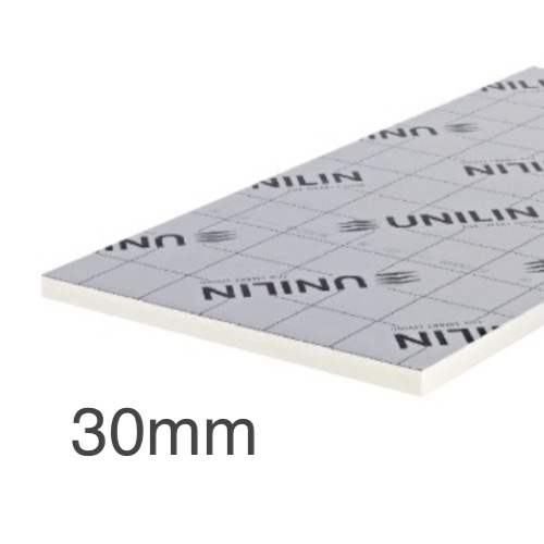 30mm Unilin XT/TF PIR Rigid Insulation Board - Timber Framed Walls - 1200mm x 2400mm 30mm Unilin XT/TF PIR Rigid Insulation Board - Timber Framed Walls - 1200mm x 2400mm