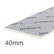 40mm Unilin XT/TF PIR Rigid Insulation Board - Timber Framed Walls - 1200mm x 2400mm 40mm Unilin XT/TF PIR Rigid Insulation Board - Timber Framed Walls - 1200mm x 2400mm