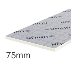 75mm Unilin XT/PR-UF PIR Rigid Insulation Board - 1200mm x 2400mm