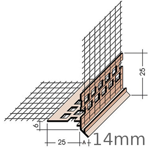 14mm PVC Balcony and Window Drip with mesh - pack of 10 14mm PVC Balcony and Window Drip with mesh - pack of 10