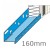 160mm Stainless Steel Base Track (pack of 6).