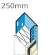 250mm Aluminium Stop Track (pack of 10) 250mm Aluminium Stop Track (pack of 10)