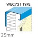25mm Undersill Flashing and Window Sill Extensions (with full end caps-pair) - 2.5m Length 25mm Undersill Flashing and Window Sill Extensions (with full end caps-pair) - 2.5m Length