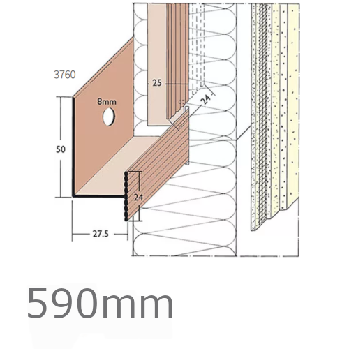 590mm Aluminium Rail System Connector (pack of 50). 590mm Aluminium Rail System Connector (pack of 50).