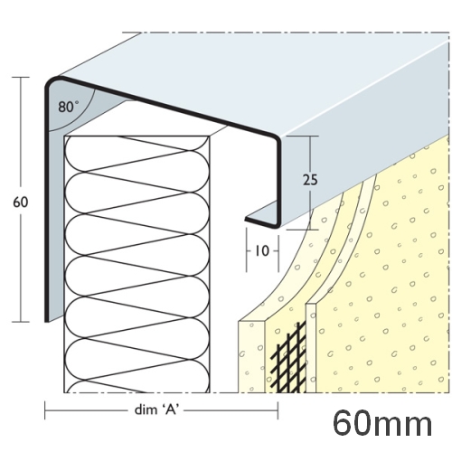60mm Soffit Flashing and Window Sill Extensions (with full end caps-pair) - 2.5m Length. 60mm Soffit Flashing and Window Sill Extensions (with full end caps-pair) - 2.5m Length.