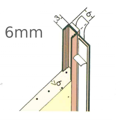 6mm PVC Window Frameseal Beads (pack of 50). 6mm PVC Window Frameseal Beads (pack of 50).