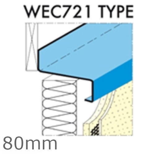 80mm Eaves Flashing, Osill and Window Sill Extensions (with full end caps-pair) - 2.5m Length 80mm Eaves Flashing, Osill and Window Sill Extensions (with full end caps-pair) - 2.5m Length