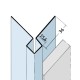 Aluminium Facade Corner Profile Without Covered Cutting Edges - Profile 9400 - length of 2.5m - pack of 10 Aluminium Facade Corner Profile Without Covered Cutting Edges - Profile 9400 - length of 2.5m - pack of 10