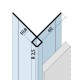 Aluminium Facade Corner Profile Without Covered Cutting Edges - Profile 9442 - length of 3m - pack of 10 Aluminium Facade Corner Profile Without Covered Cutting Edges - Profile 9442 - length of 3m - pack of 10
