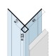 Aluminium Facade Corner Profile Without Covered Cutting Edges - Profile 9440 - length of 3m - pack of 10 Aluminium Facade Corner Profile Without Covered Cutting Edges - Profile 9440 - length of 3m - pack of 10