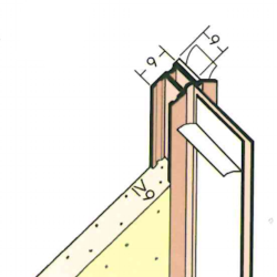 9mm PVC Window Frameseal Beads (pack of 50) Profile 3726.
