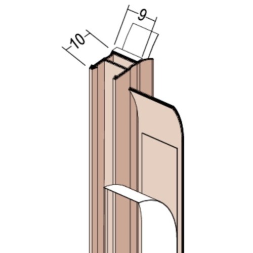 9mm PVC Window Frameseal Beads (pack of 50) Profile 3726. 9mm PVC Window Frameseal Beads (pack of 50) Profile 3726.