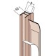9mm PVC Window Frameseal Beads (pack of 50) Profile 3726. 9mm PVC Window Frameseal Beads (pack of 50) Profile 3726.
