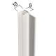 9mm PVC Window Frameseal Beads (pack of 50) Profile 3726. 9mm PVC Window Frameseal Beads (pack of 50) Profile 3726.