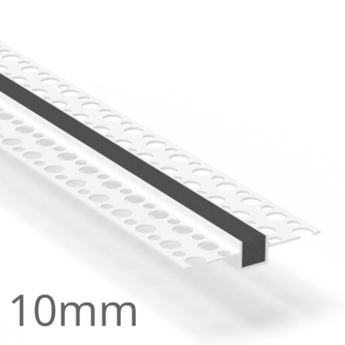 10mm PVC Rustication Profile - Render Groove Bead - 3m Length 10mm PVC Rustication Profile - Render Groove Bead - 3m Length