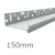 150mm Aluminium Vented Base Track - for timber construction.