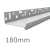 180mm Aluminium Vented Base Track - for timber construction.