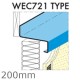 200mm Eaves Flashing, Osill and Window Sill Extensions (with full end caps-pair) - 2.5m Length. 200mm Eaves Flashing, Osill and Window Sill Extensions (with full end caps-pair) - 2.5m Length.