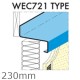 230mm Eaves Flashing, Osill and Window Sill Extensions (with full end caps-pair) - 2.5m Length. 230mm Eaves Flashing, Osill and Window Sill Extensions (with full end caps-pair) - 2.5m Length.
