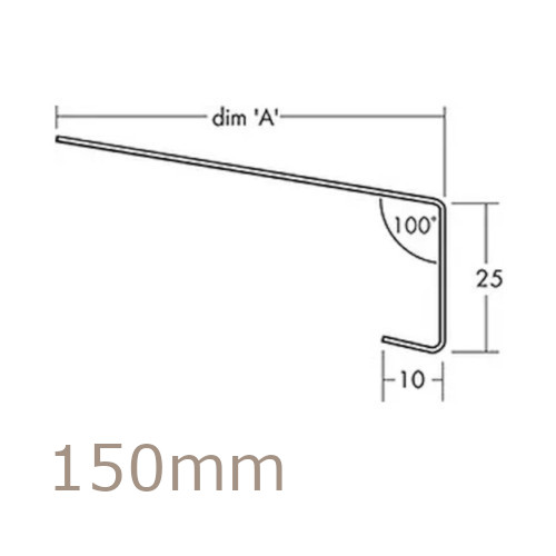 150mm Aluminium Window Sill Extensions WEC 761 (with full end caps - pair) - 2.5m Length 150mm Aluminium Window Sill Extensions WEC 761 (with full end caps - pair) - 2.5m Length