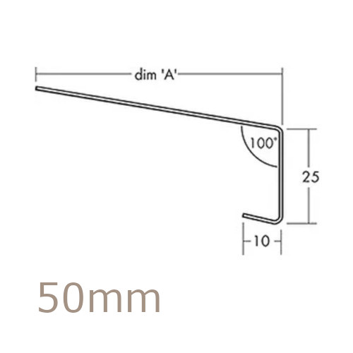 50mm Aluminium Window Sill Extensions WEC 761 (with full end caps - pair) - 2.5m Length 50mm Aluminium Window Sill Extensions WEC 761 (with full end caps - pair) - 2.5m Length