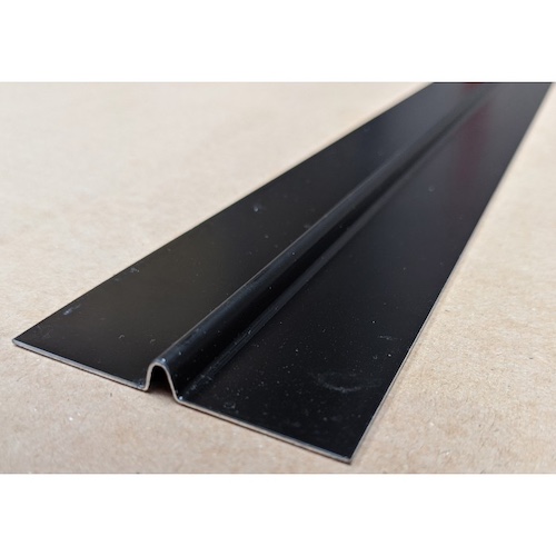 62mm x 6mm x 6mm Aluminium Black Finish Bird Beak Facade Joint Profile - length of 3m - pack of 20 62mm x 6mm x 6mm Aluminium Black Finish Bird Beak Facade Joint Profile - length of 3m - pack of 20
