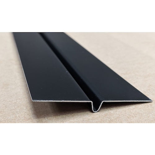 62mm x 6mm x 6mm Aluminium Black Finish Bird Beak Facade Joint Profile - length of 3m - pack of 20 62mm x 6mm x 6mm Aluminium Black Finish Bird Beak Facade Joint Profile - length of 3m - pack of 20