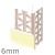 6mm PVC Render Only Corner Bead (pack of 25).