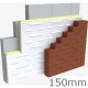 150mm Unilin ECO360/CT CavityTherm Full Fill Cavity Wall PIR Insulation Board - 1200mm x 450mm - Pack of 4 150mm Unilin ECO360/CT CavityTherm Full Fill Cavity Wall PIR Insulation Board - 1200mm x 450mm - Pack of 4