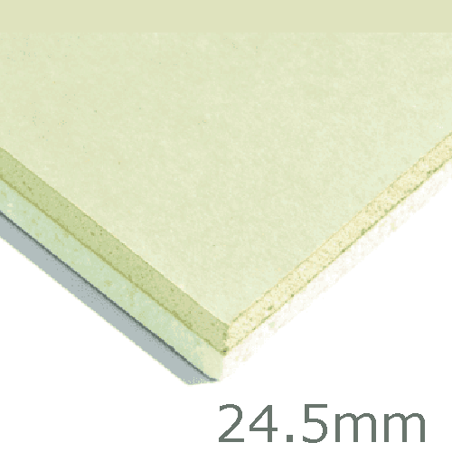 24.5mm Xtratherm XT/TL Thermal Liner Dot and Dab (15mm PIR Insulation bonded to 9.5mm Plasterboard) 24.5mm Xtratherm XT/TL Thermal Liner Dot and Dab (15mm PIR Insulation bonded to 9.5mm Plasterboard)