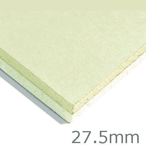 27.5mm Xtratherm XT/TL Thermal Liner Dot and Dab (15mm PIR Insulation bonded to 12.5mm Plasterboard) 27.5mm Xtratherm XT/TL Thermal Liner Dot and Dab (15mm PIR Insulation bonded to 12.5mm Plasterboard)