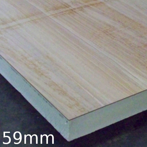 59mm Plydeck Xtratherm (PIR with OSB Board) - 50mm PIR and 9mm OSB Board 59mm Plydeck Xtratherm (PIR with OSB Board) - 50mm PIR and 9mm OSB Board