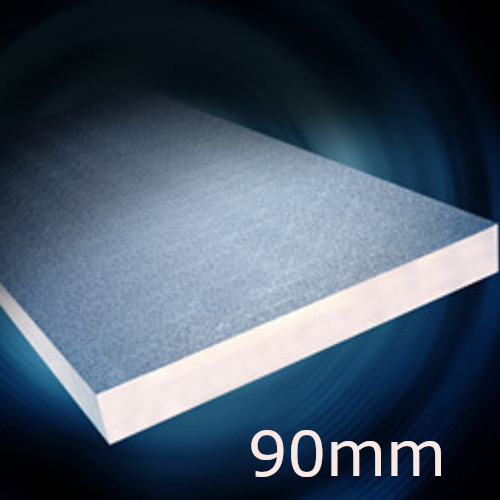 90mm Unilin XtroLiner XtroDeck XO/XD PIR Insulation Board - For Built-up Bituminous Felt Systems - 1200mm x 2400mm - Pack of 4 90mm Unilin XtroLiner XtroDeck XO/XD PIR Insulation Board - For Built-up Bituminous Felt Systems - 1200mm x 2400mm - Pack of 4