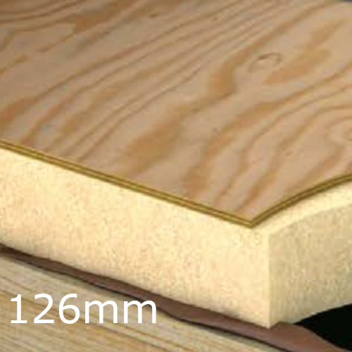 126mm Xtratherm FR/TP Thermal Ply Flat Roof Board - 120mm PIR and 6mm Plywood Board 126mm Xtratherm FR/TP Thermal Ply Flat Roof Board - 120mm PIR and 6mm Plywood Board