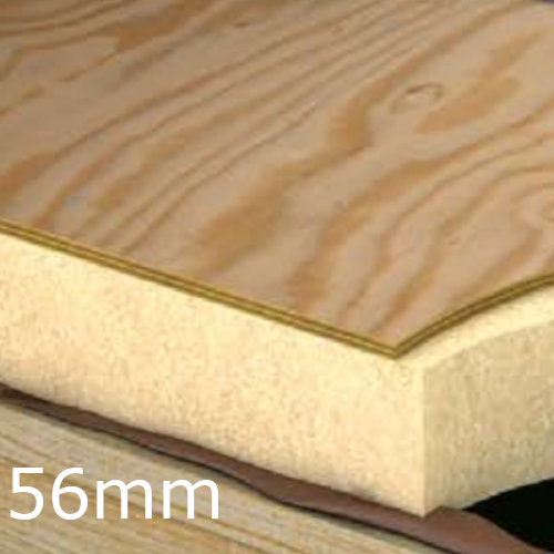 56mm Xtratherm FR/TP Thermal Ply Flat Roof Board - 50mm PIR and 6mm Plywood Board 56mm Xtratherm FR/TP Thermal Ply Flat Roof Board - 50mm PIR and 6mm Plywood Board