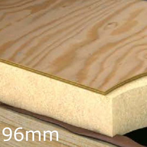96mm Xtratherm FR/TP Thermal Ply Flat Roof Board - 90mm PIR and 6mm Plywood Board 96mm Xtratherm FR/TP Thermal Ply Flat Roof Board - 90mm PIR and 6mm Plywood Board