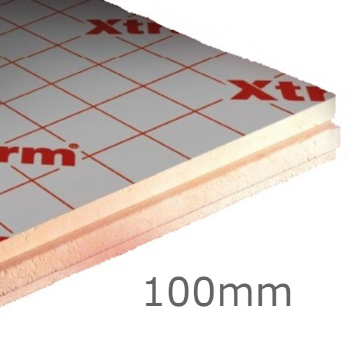 100mm Xtratherm Thin-R FR/ALU Flat Roof PIR Insulation Board (pack of 4) 100mm Xtratherm Thin-R FR/ALU Flat Roof PIR Insulation Board (pack of 4)