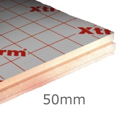50mm Xtratherm Thin-R FR/ALU Flat Roof PIR Insulation Board (pack of 6) 50mm Xtratherm Thin-R FR/ALU Flat Roof PIR Insulation Board (pack of 6)