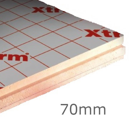 70mm Xtratherm Thin-R FR/ALU Flat Roof PIR Insulation Board (pack of 4) 70mm Xtratherm Thin-R FR/ALU Flat Roof PIR Insulation Board (pack of 4)