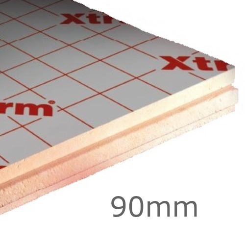 90mm Xtratherm Thin-R FR/ALU Flat Roof PIR Insulation Board (pack of 4) 90mm Xtratherm Thin-R FR/ALU Flat Roof PIR Insulation Board (pack of 4)