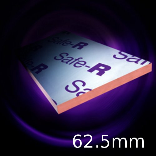62.5mm Xtratherm Safe-R Thermal Liner SR/TB (50mm Phenolic Core and 12.5mm Plasterboard) - Dot and Dab (pack of 6) 62.5mm Xtratherm Safe-R Thermal Liner SR/TB (50mm Phenolic Core and 12.5mm Plasterboard) - Dot and Dab (pack of 6)