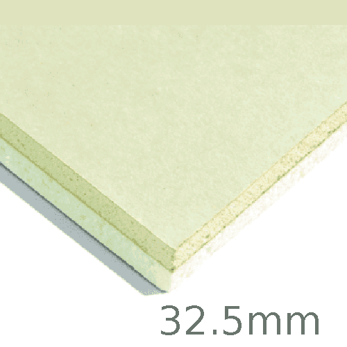 32.5mm Xtratherm XT/TL Thermal Liner Dot and Dab (20mm PIR Insulation bonded to 12.5mm Plasterboard) 32.5mm Xtratherm XT/TL Thermal Liner Dot and Dab (20mm PIR Insulation bonded to 12.5mm Plasterboard)