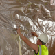75mm Aluminium Joining Tape - Self Adhesive Tape for Foil Faced Insulation - 50m roll 75mm Aluminium Joining Tape - Self Adhesive Tape for Foil Faced Insulation - 50m roll
