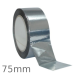 75mm Aluminium Joining Tape - Self Adhesive Tape for Foil Faced Insulation - 50m roll 75mm Aluminium Joining Tape - Self Adhesive Tape for Foil Faced Insulation - 50m roll